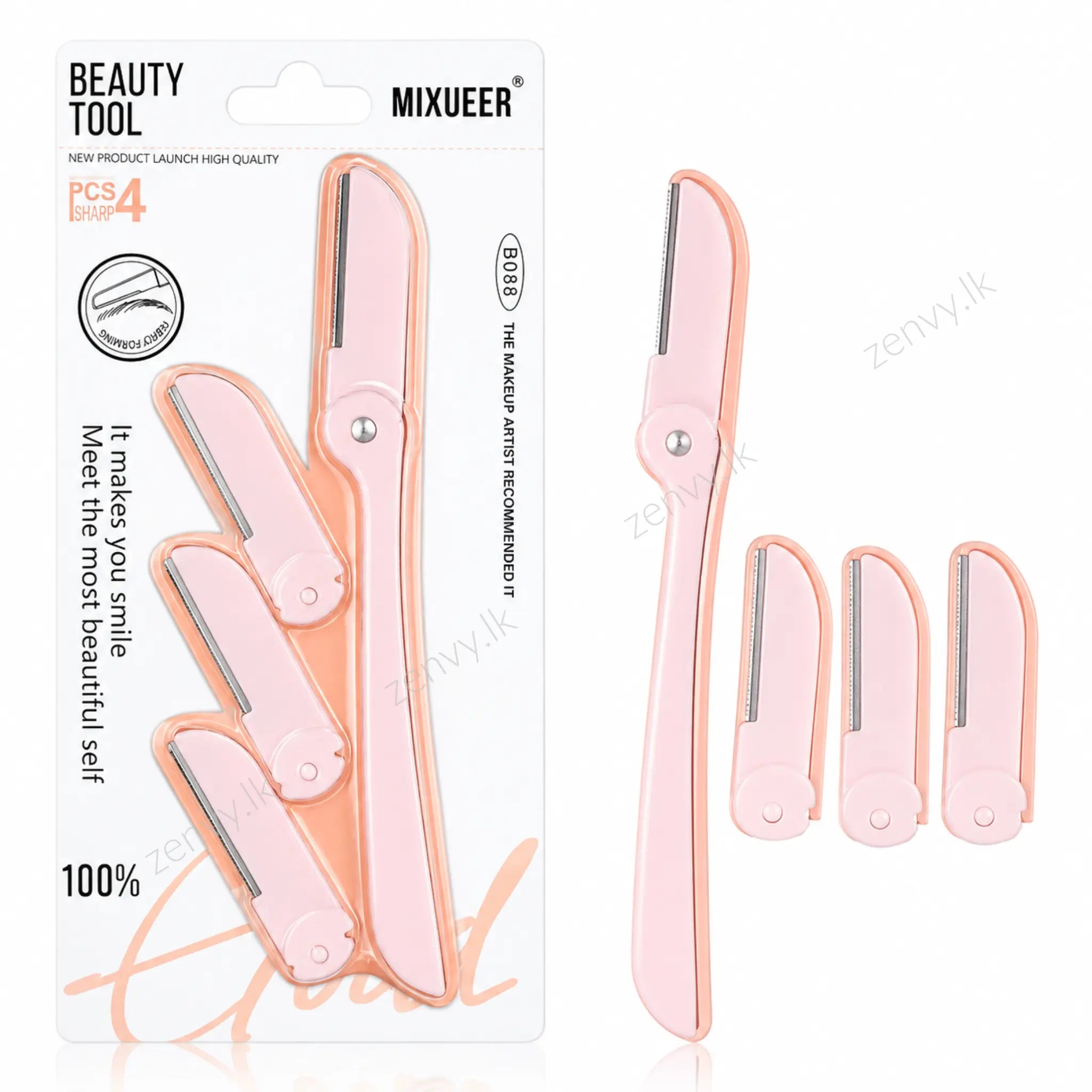 Buy Eyebrow Razor for Women 4-Pack in Sri Lanka | Zenvy.lk